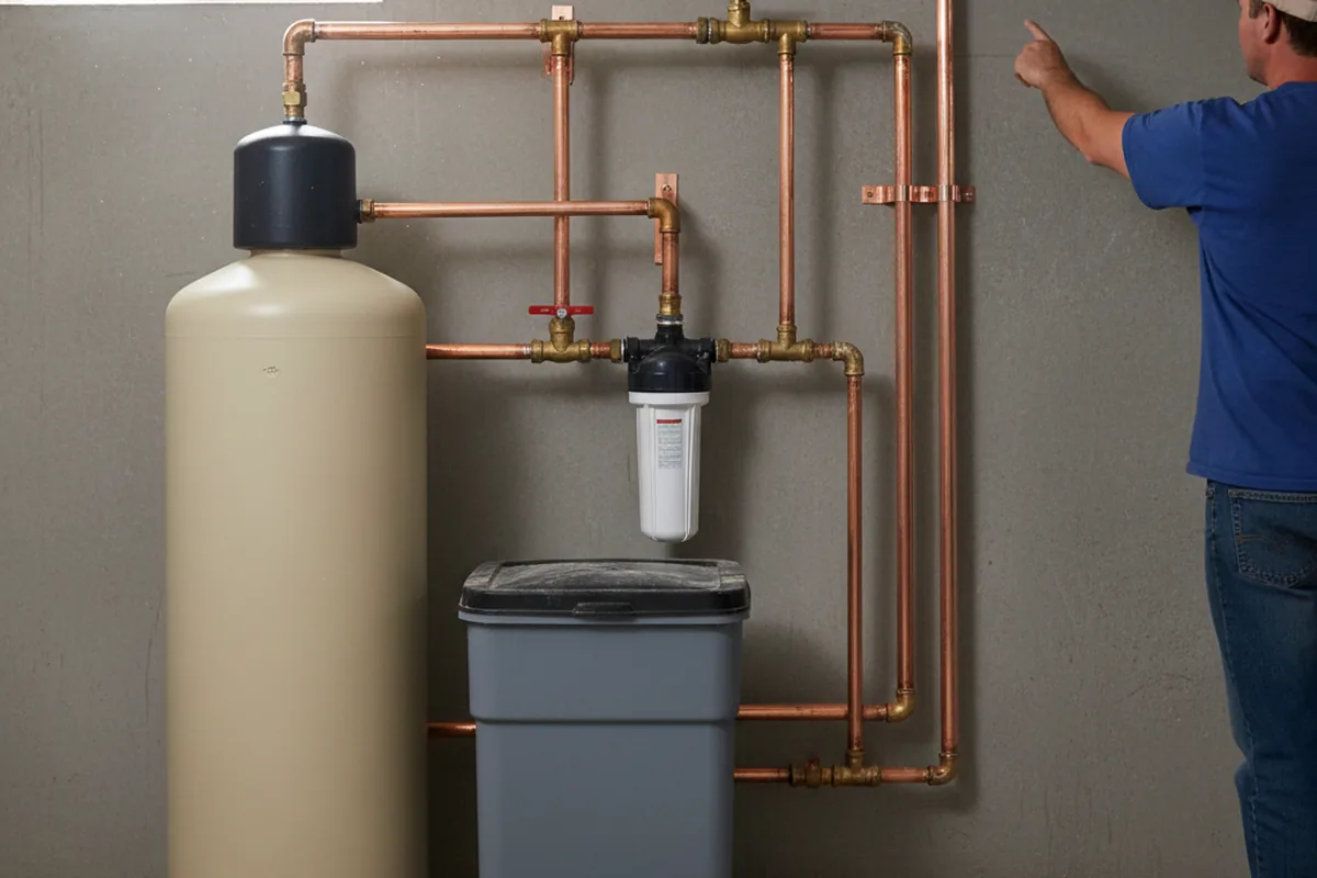 Whole-house water treatment system installed in Marlow